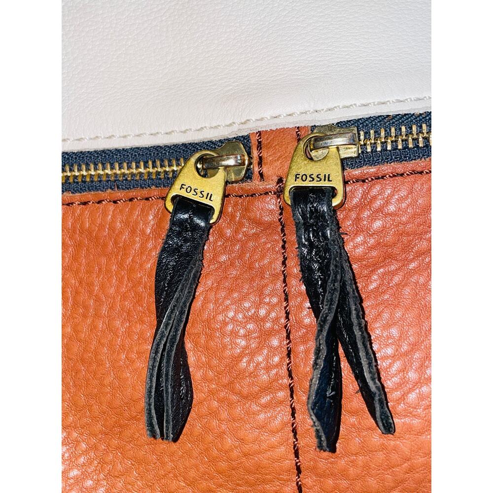 Fossil Erin Colorblock Foldover Tote - Crossbody … - image 3